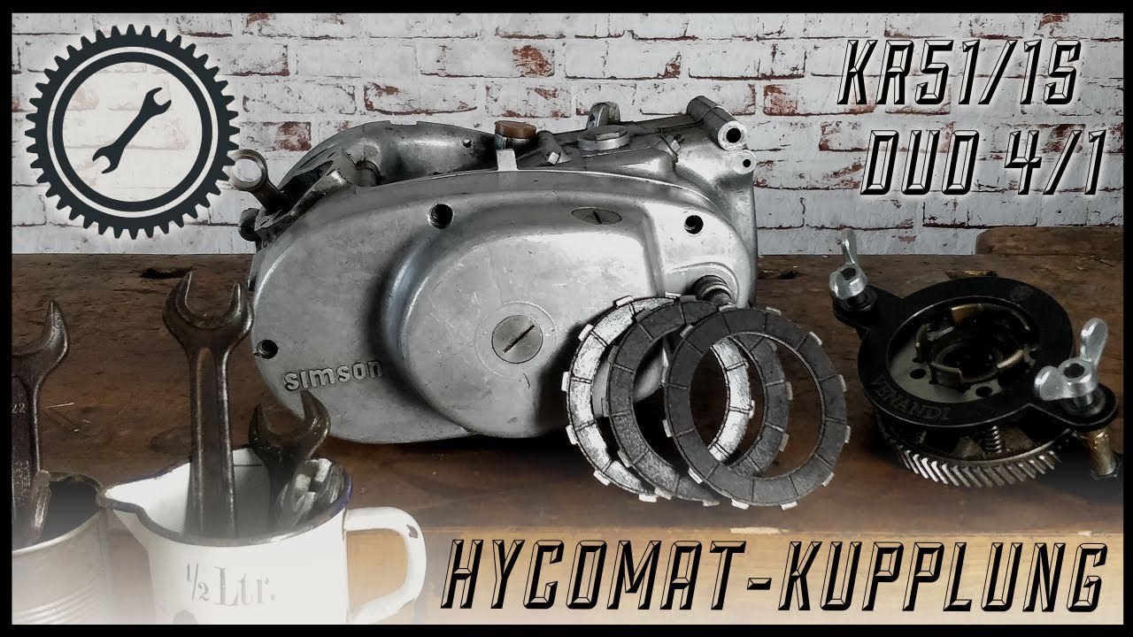 Hycomat Motor Fliehkraftkupplung - Aufbau, Funktionsweise, Regenerierung M53/11 AR KR51/1S Duo 4/1