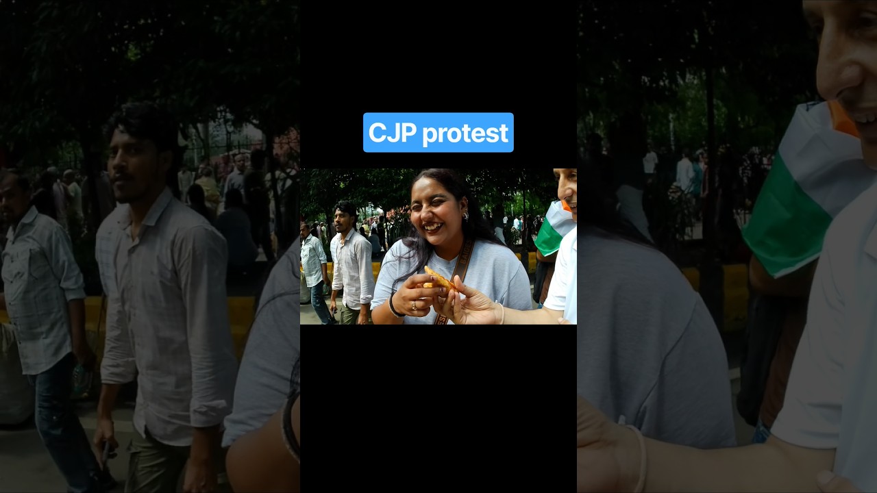 CJP Protest 0.2 jantar mantar #viral