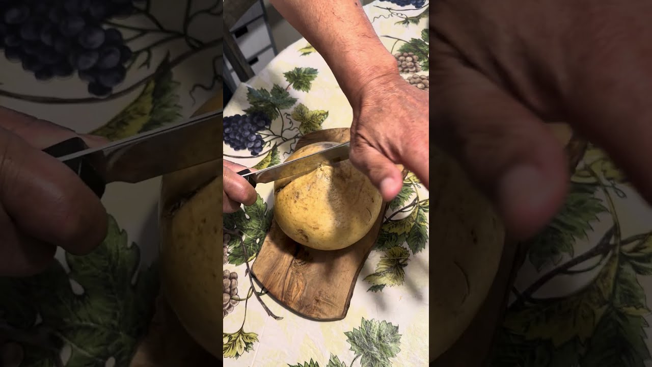 Cutting Jicama. Whats the best way? #howto #cuttinghack #shorts