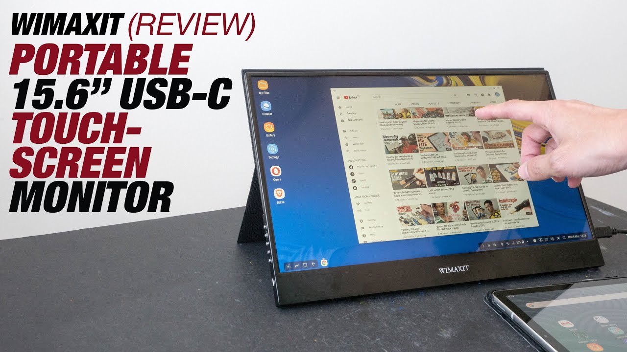 Portable USB-C Touchscreen Monitor from WIMAXIT (review)