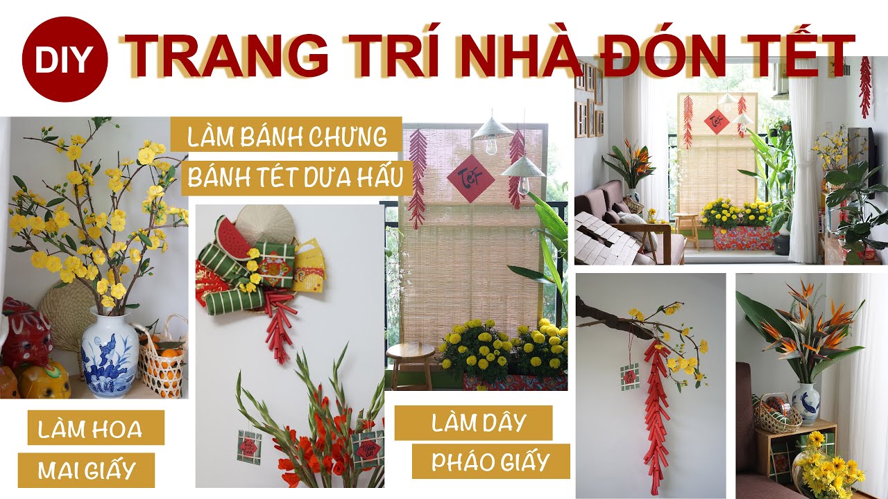 DIY - Trang trí nhà ngày Tết 🧧