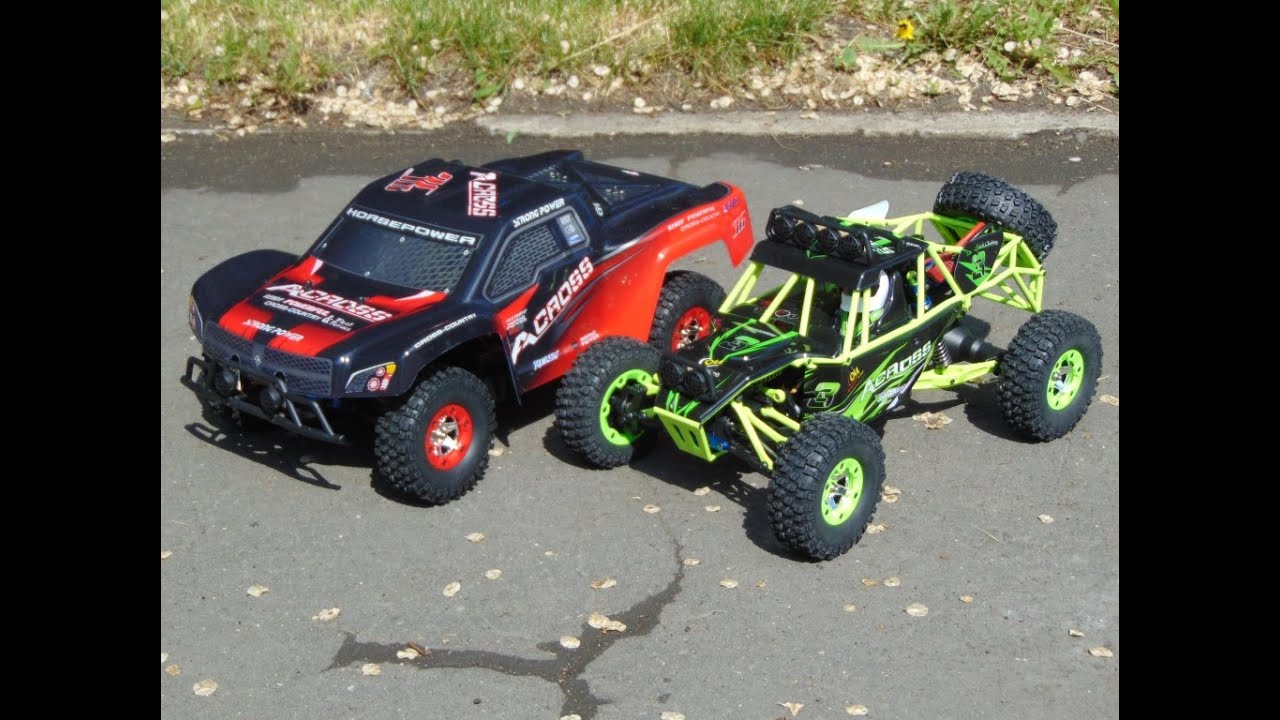 WLtoys No: 12423 and 12428 1 : 12 Full Scale 2.4 GHz Climbing Buggy and Short Course