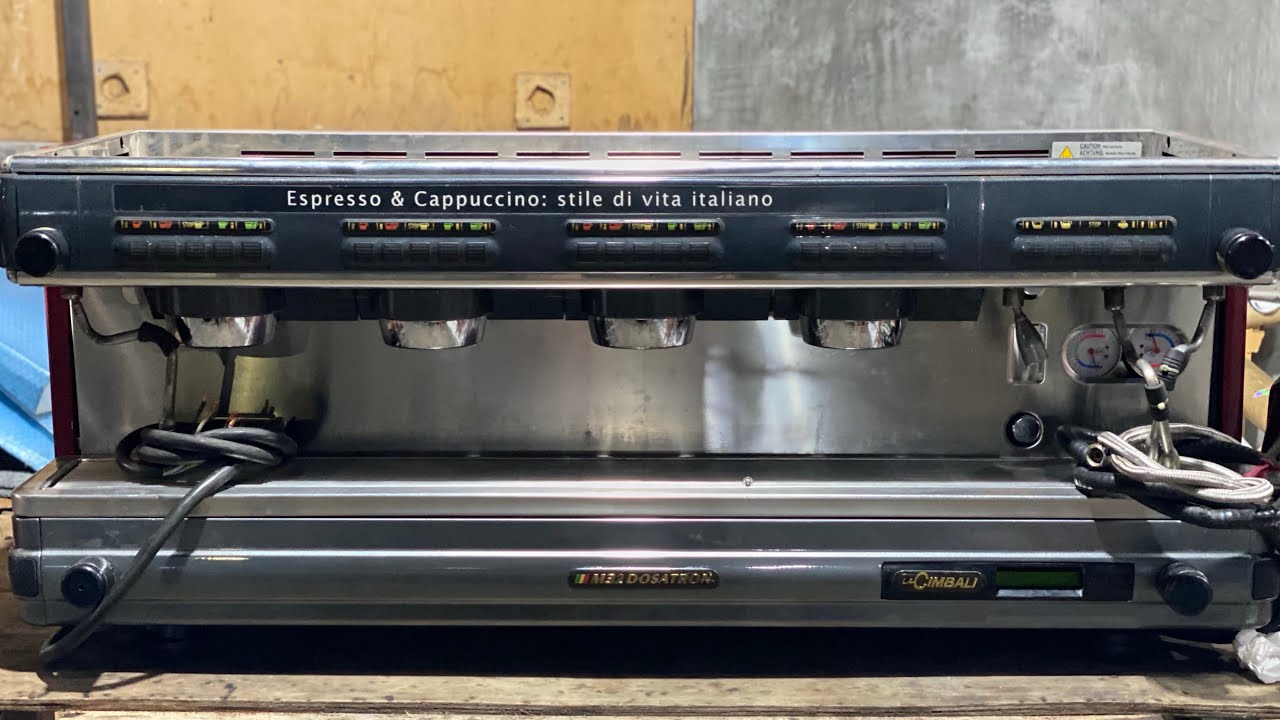 La Cimbali M32 Dosatron 4 Group after Descaling n Forsale