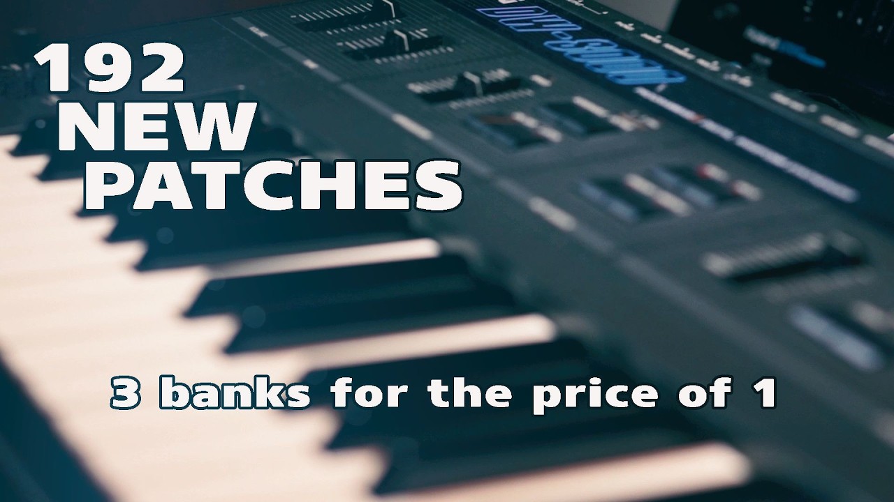 Korg DW-8000 | 3 brand new patch banks for the price of 1