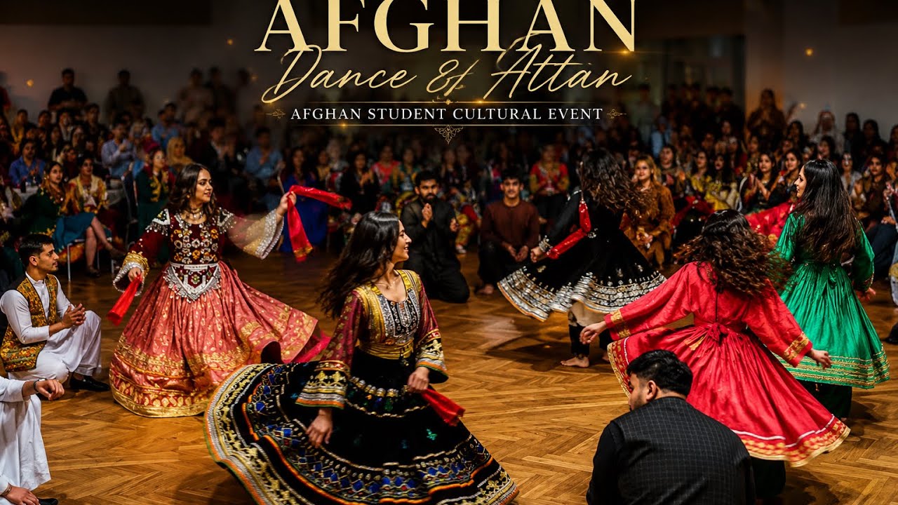 Afghan Dance & Attan Dance in Washington DC / Afghan Student Cultural Event. اتن&zwnj; ملی افغانستان