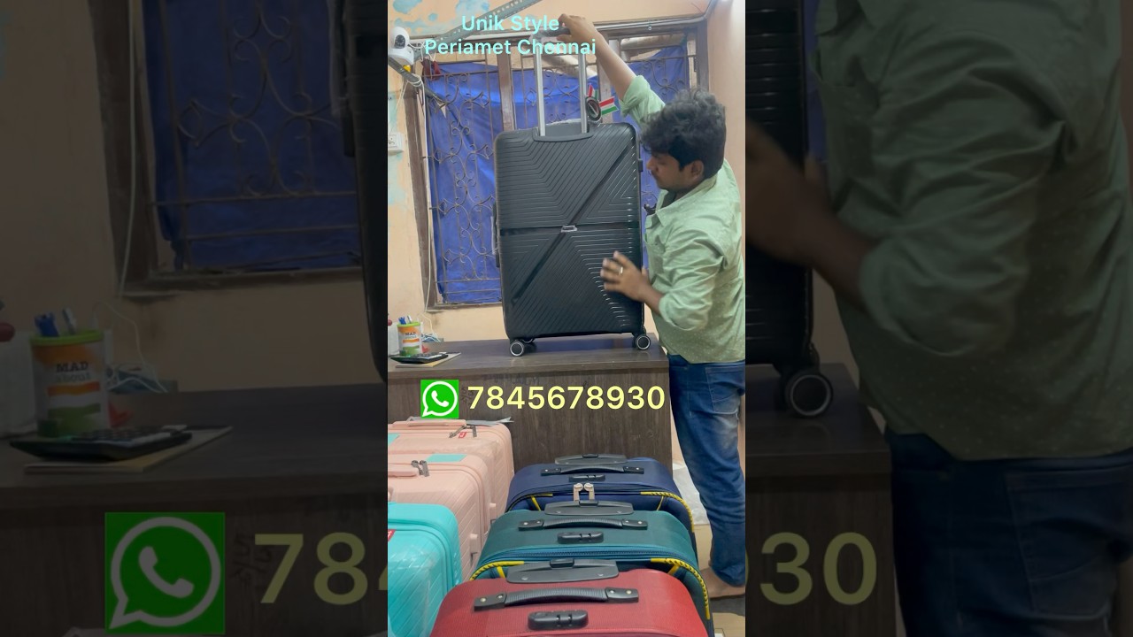 Latest Trolley Bag #chennaishopping #manufacturing #bags #travel #suitcase #luggage #luggagebags
