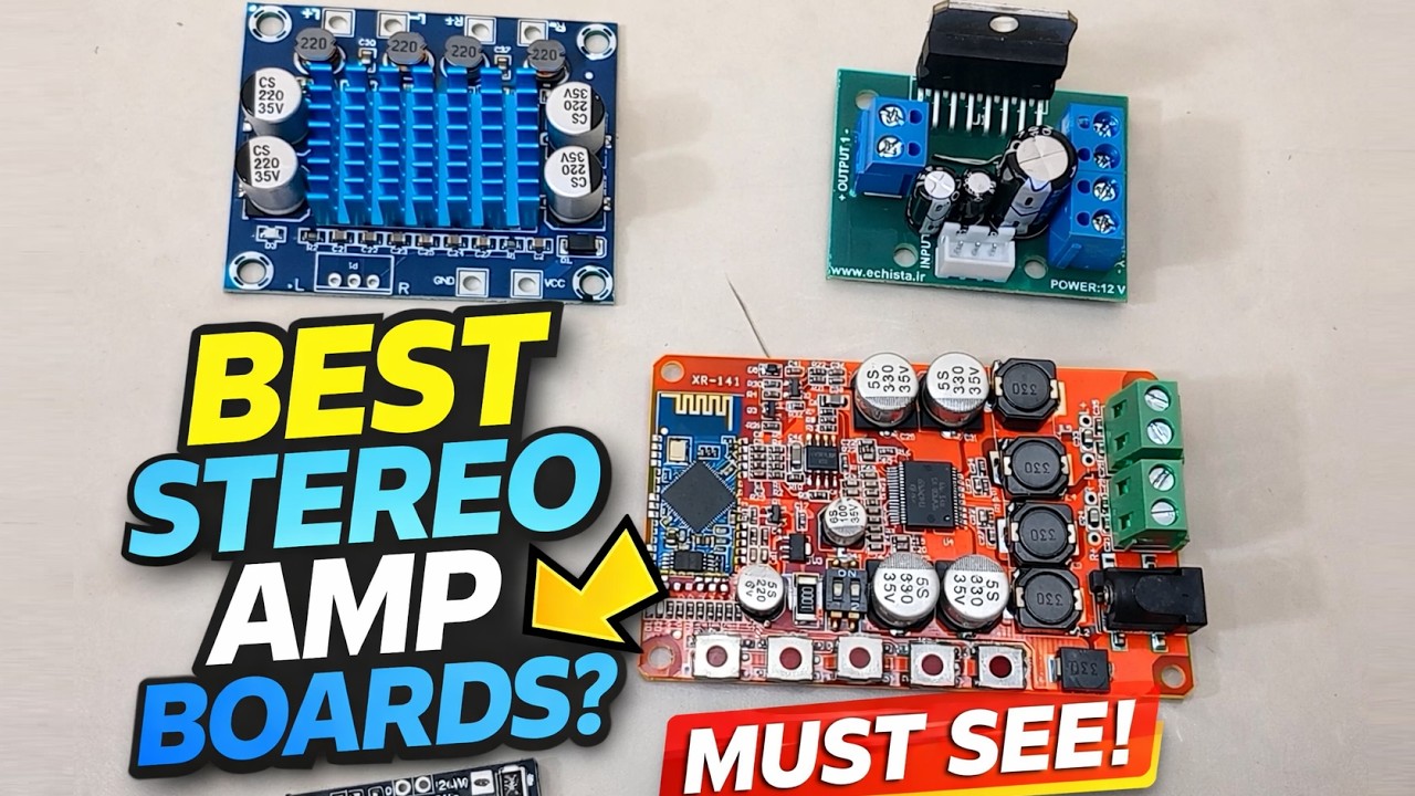 Top 4 Stereo Amplifier Boards (Class D) for DIY Audio 🔊 | Home & Car Sound Build
