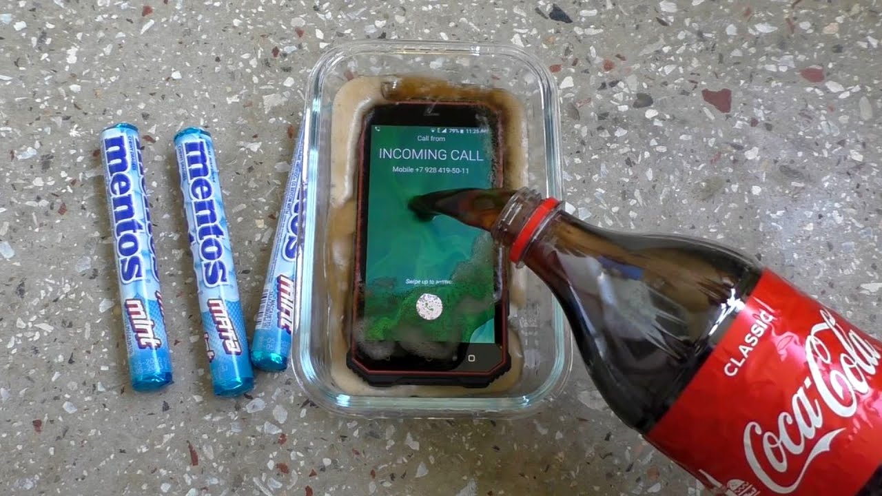 COCA COLA & MENTOS vs GinZZU RS8502 INCOMING CALL