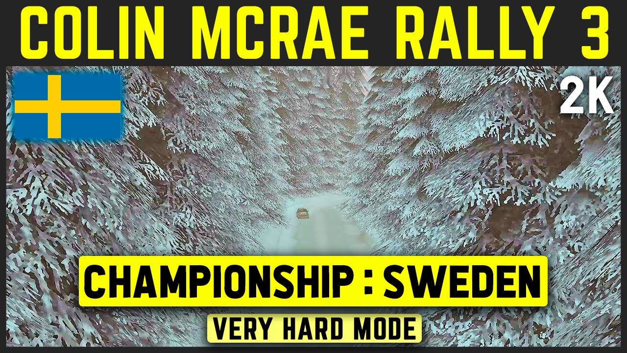 Colin McRae Rally 3 - Sweden - Championship Very Hard Mode - 1440p / 60 FPS