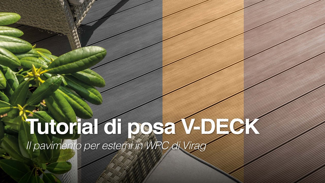 Tutorial di posa V-DECK: pavimento per esterni in WPC di Virag