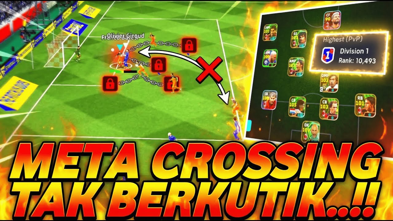 SPAM CROSSING? TAK SEMUDAH ITU! Ujian Berat Lawan Meta Crossing eFootball 2026 Mobile