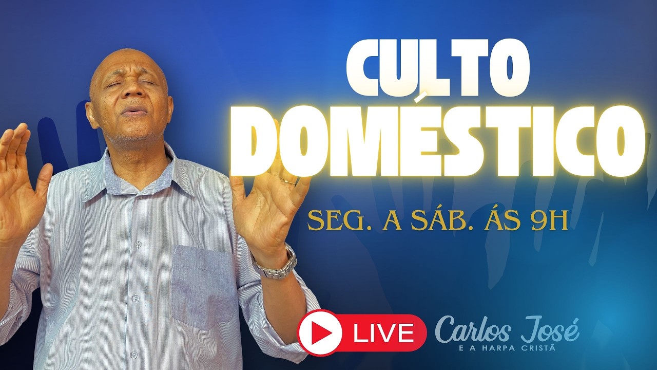 CULTO DOMESTICO Deus Proverá (Monica) | CARLOS JOSÉ E A HARPA CRISTÃ