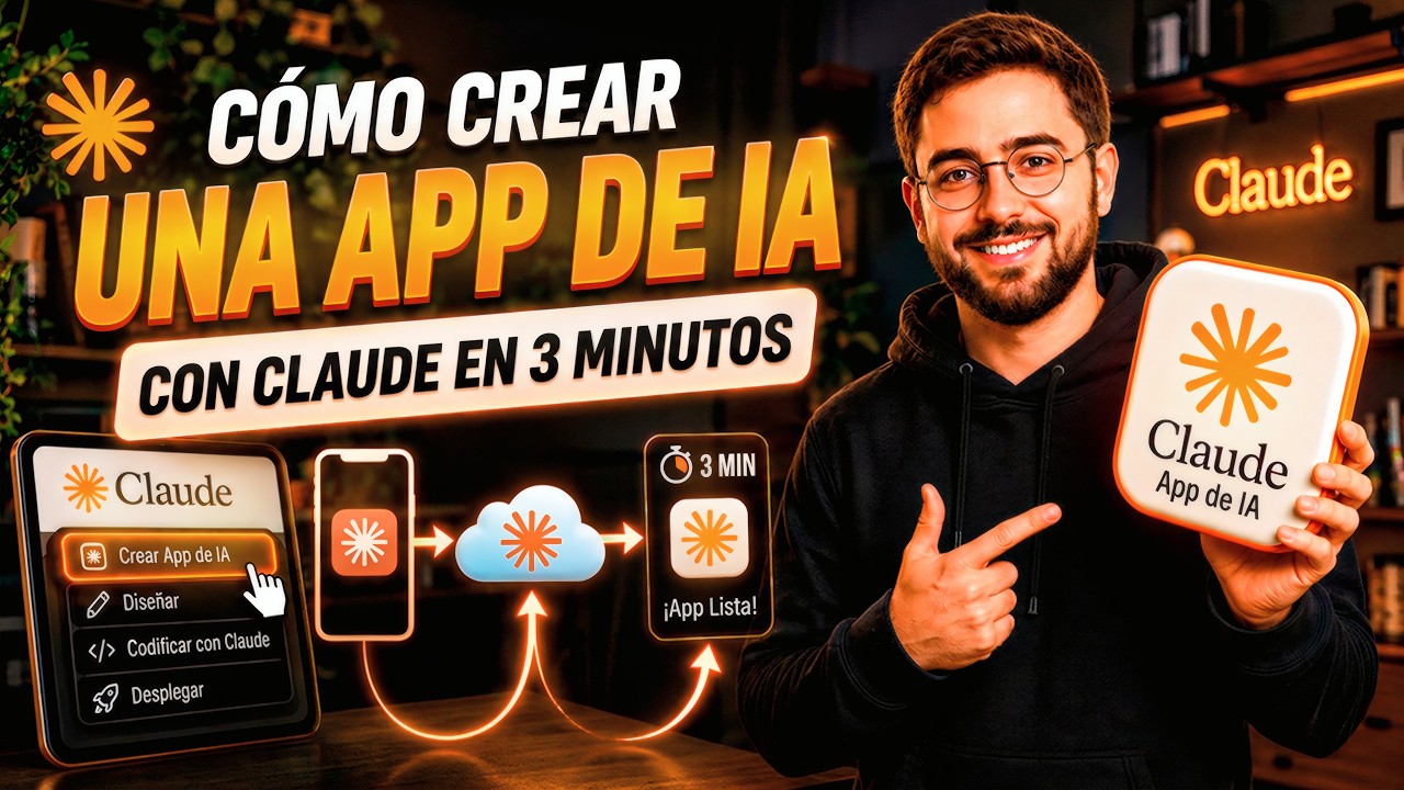 C&oacute;mo Crear una App de IA con Claude en 3 Minutos | Gu&iacute;a Completa (2026)