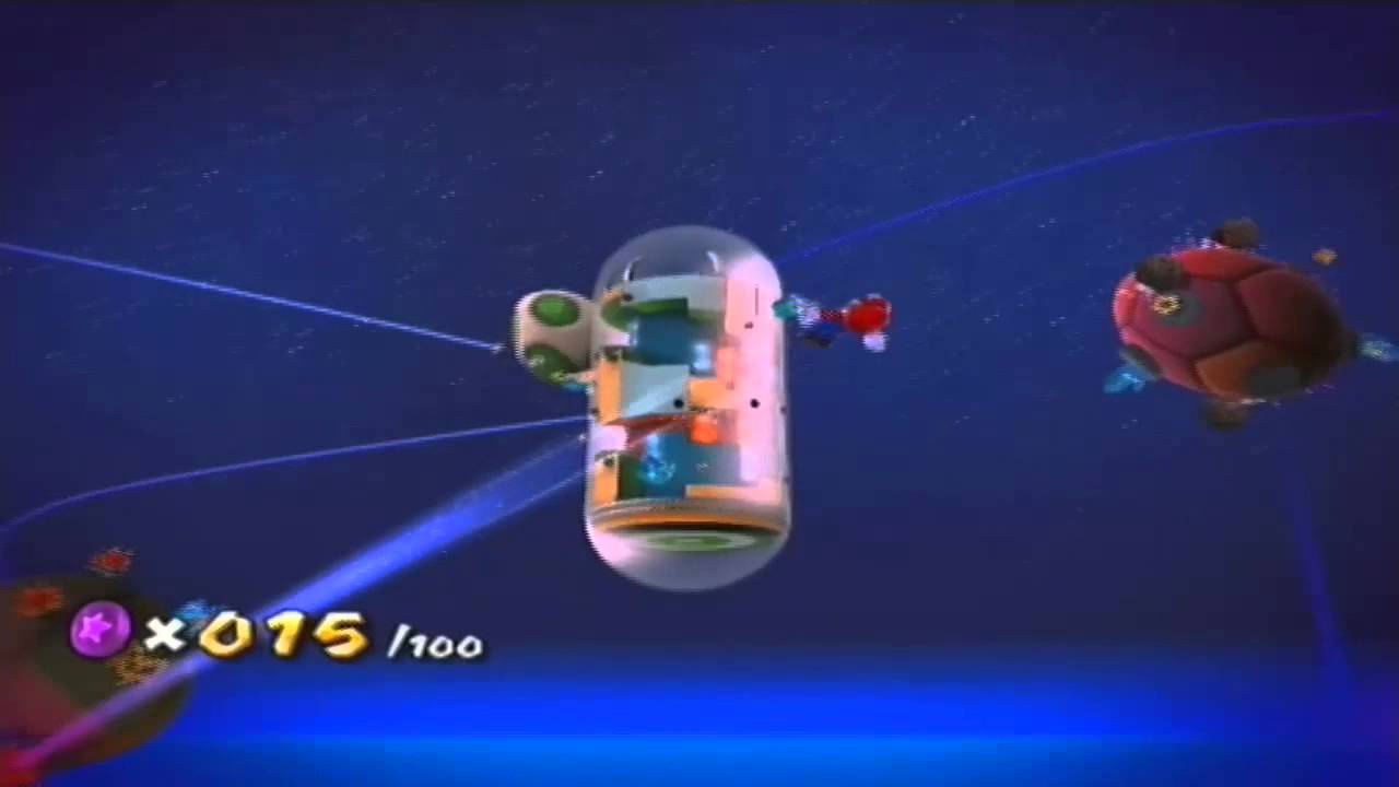 Super Mario Galaxy - Eierplanet-Galaxie - Die lila M&uuml;nzen im Eiersternhaufen