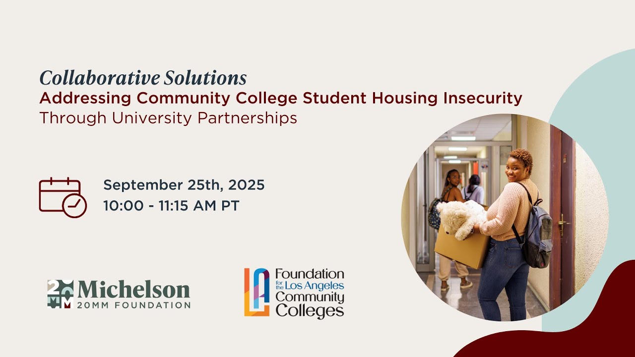 Addressing Community College Student Housing Insecurity Through University Partnerships