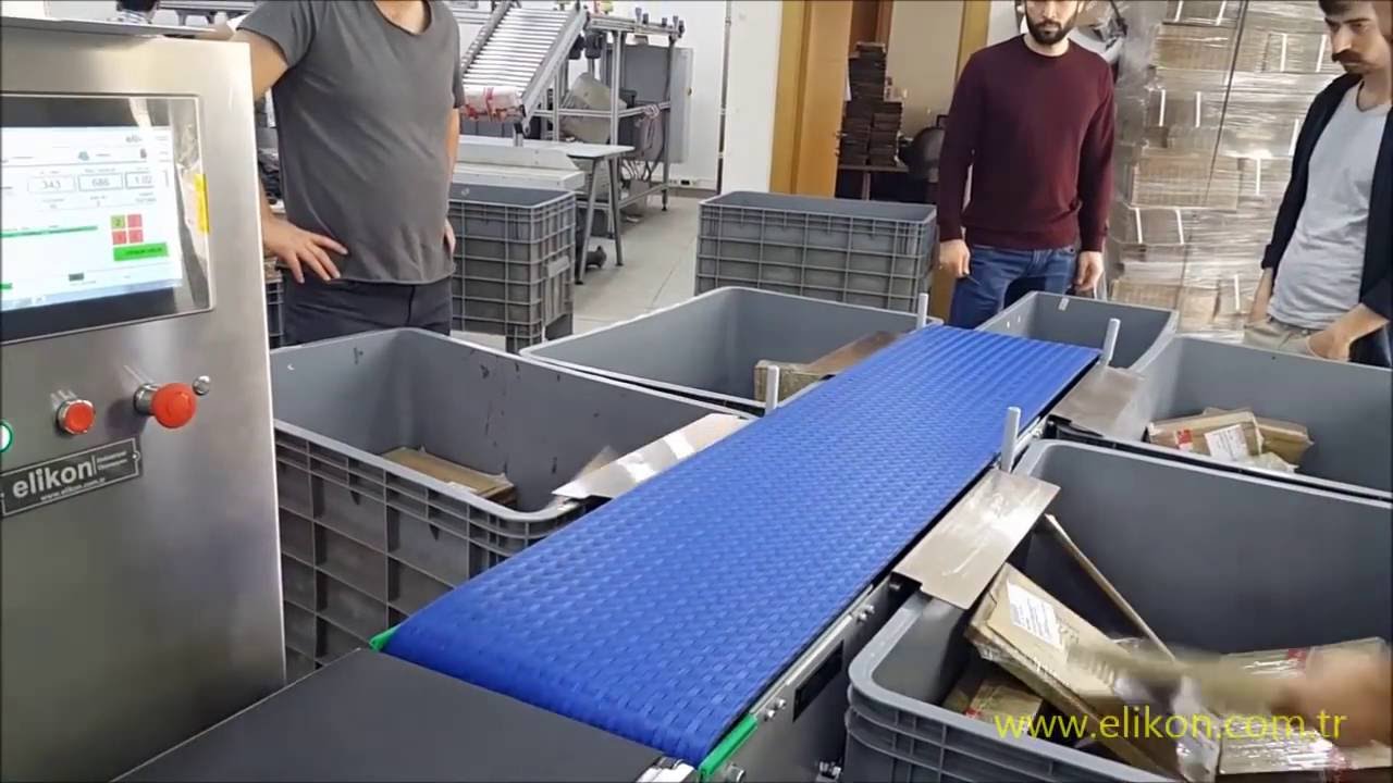 Multidirection kargo Sorter konveyör Uygulaması    www.elikon.com.tr   0.544.744 90 20