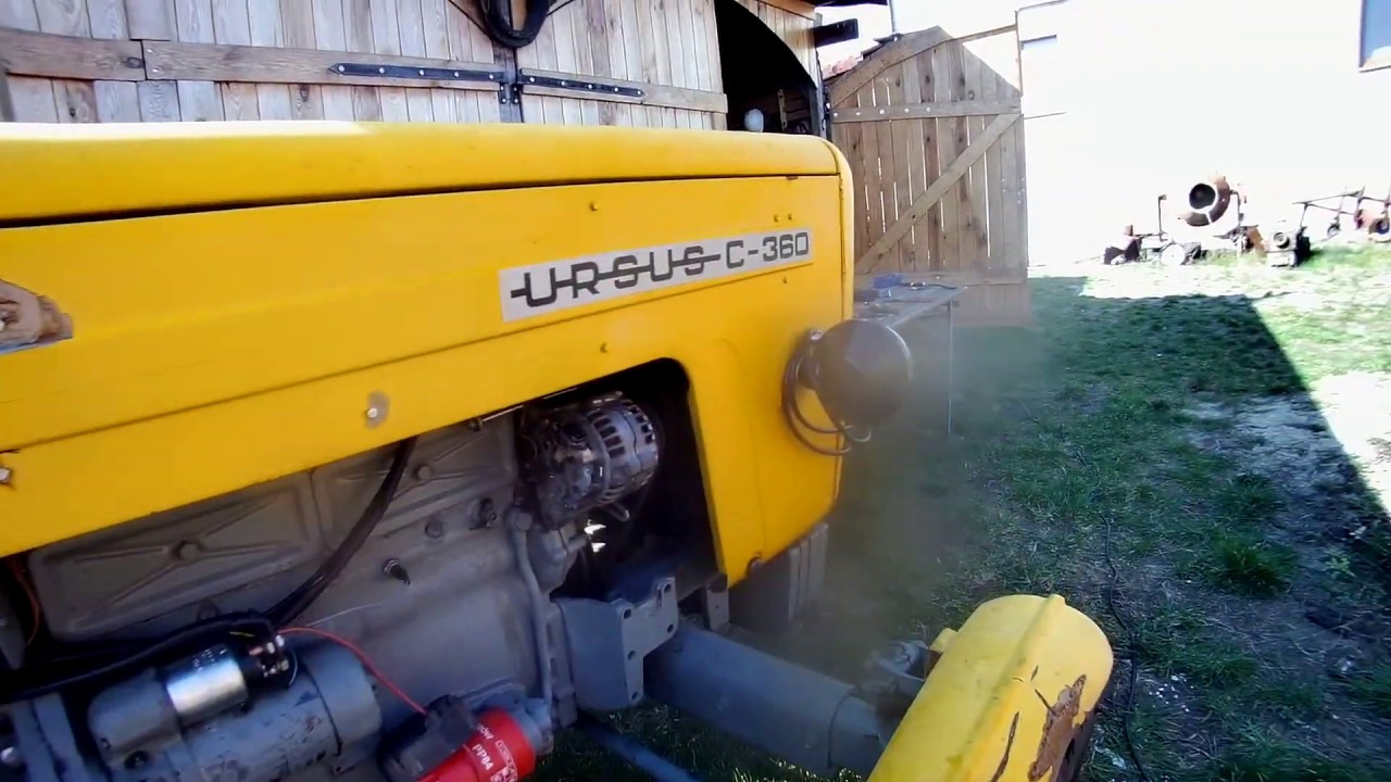 Rozrusznik i alternator Ursus c 360 - jak nie robić cz  2