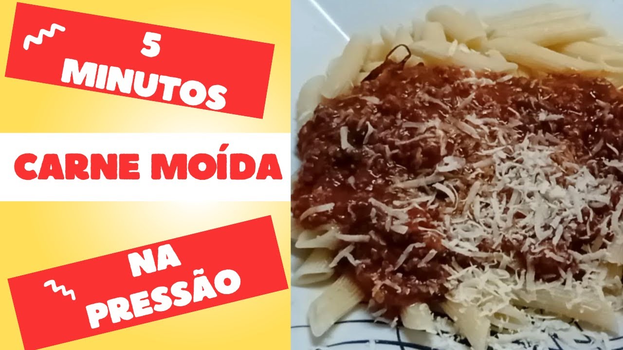 CARNE MOÍDA NA PRESSÃO