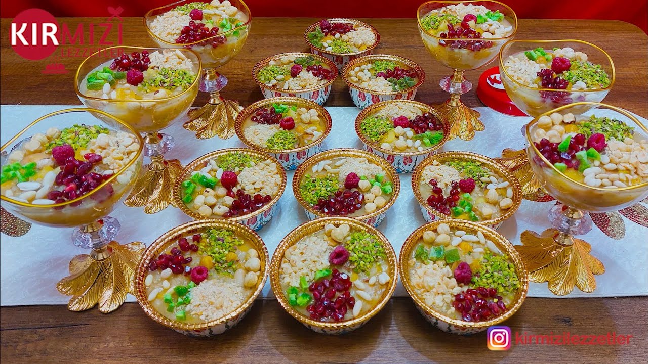 15-20 kişilik AŞURE♨️👌/5 Litrelik Tencerede AŞURE Tarifi💯/AŞURE NASIL YAPILIR‼️