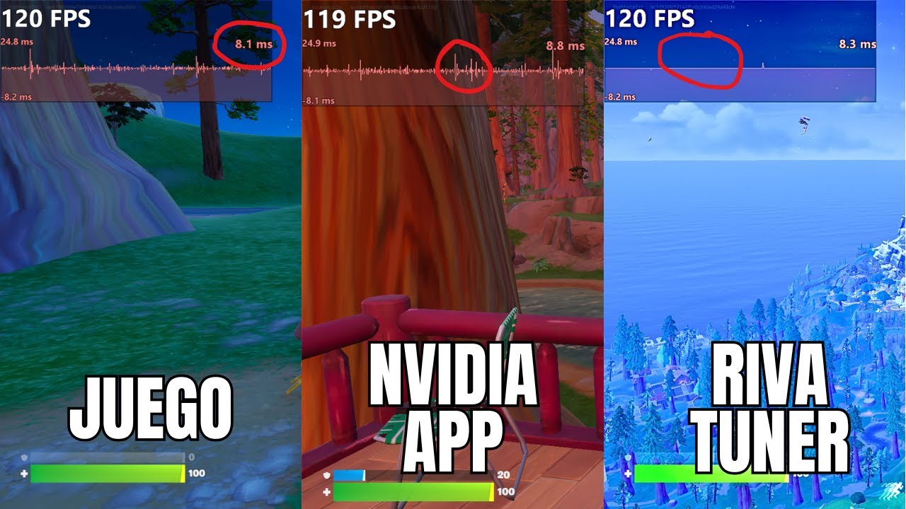 Limitar FPS en el JUEGO vs NVIDIA APP vs RIVA TUNER | Te sorprendera!