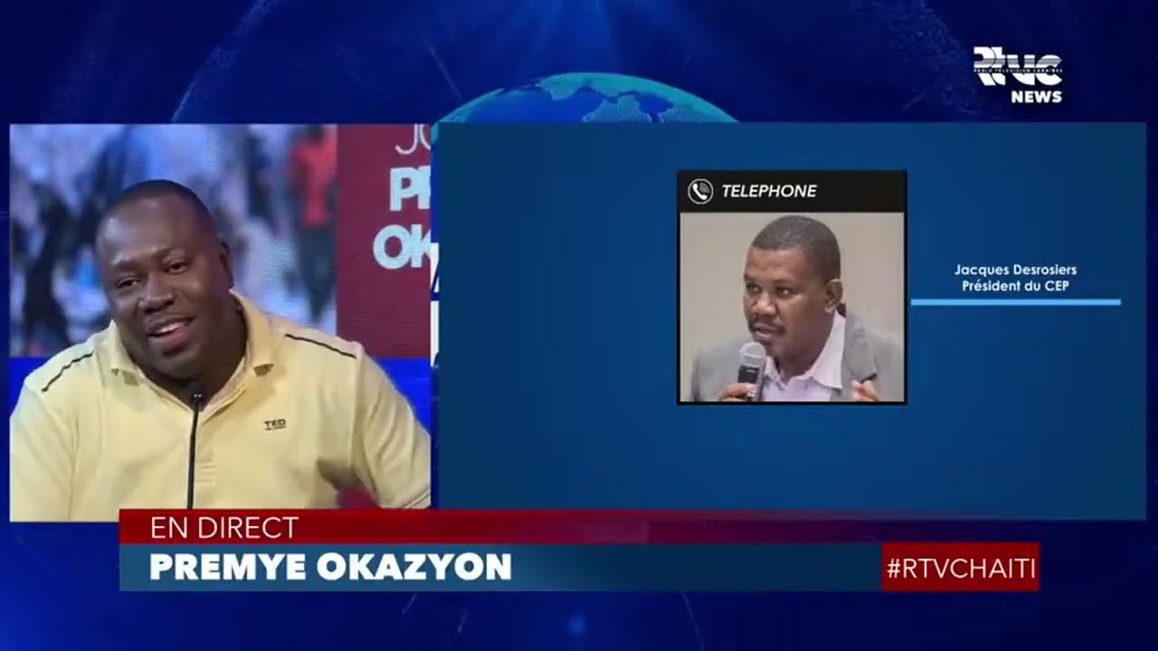Entèvyou ak Jacques Desrosiers, prezidan KEP a, sou pwogrè teknik preparatif eleksyon yo an Ayiti