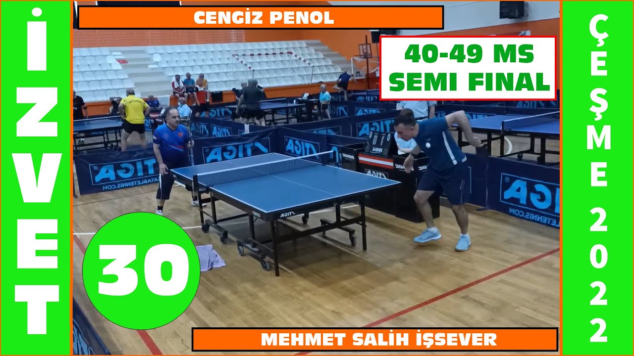 ÇEŞME 2022 | MEHMET SALİH İŞSEVER - CENGİZ PENOL | 40-49 MS | SEMI FINAL