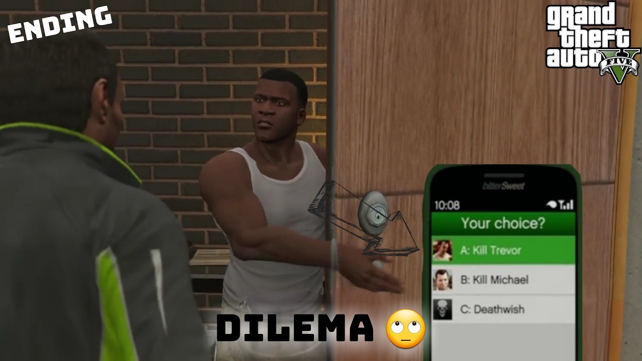 FRANKLIN MENENTUKAN PILIHAN|| GTA  V #end