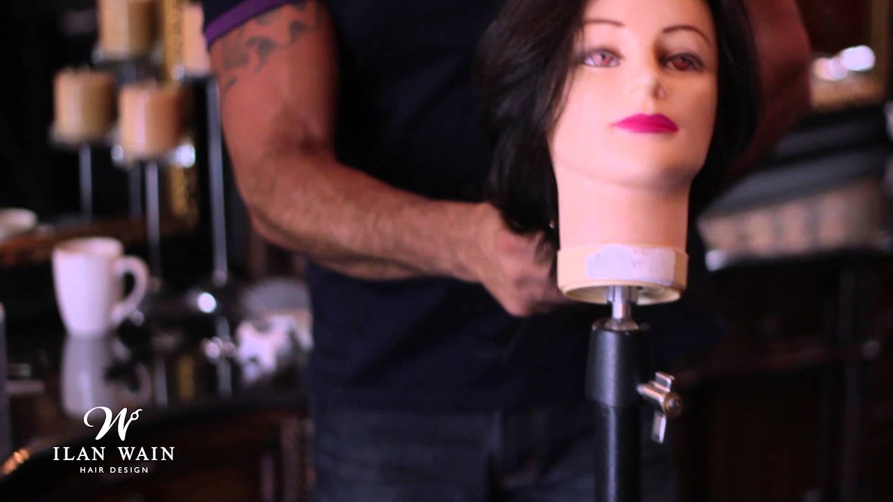 Ilan Wain Air Drying the Wig (Kosher wig)