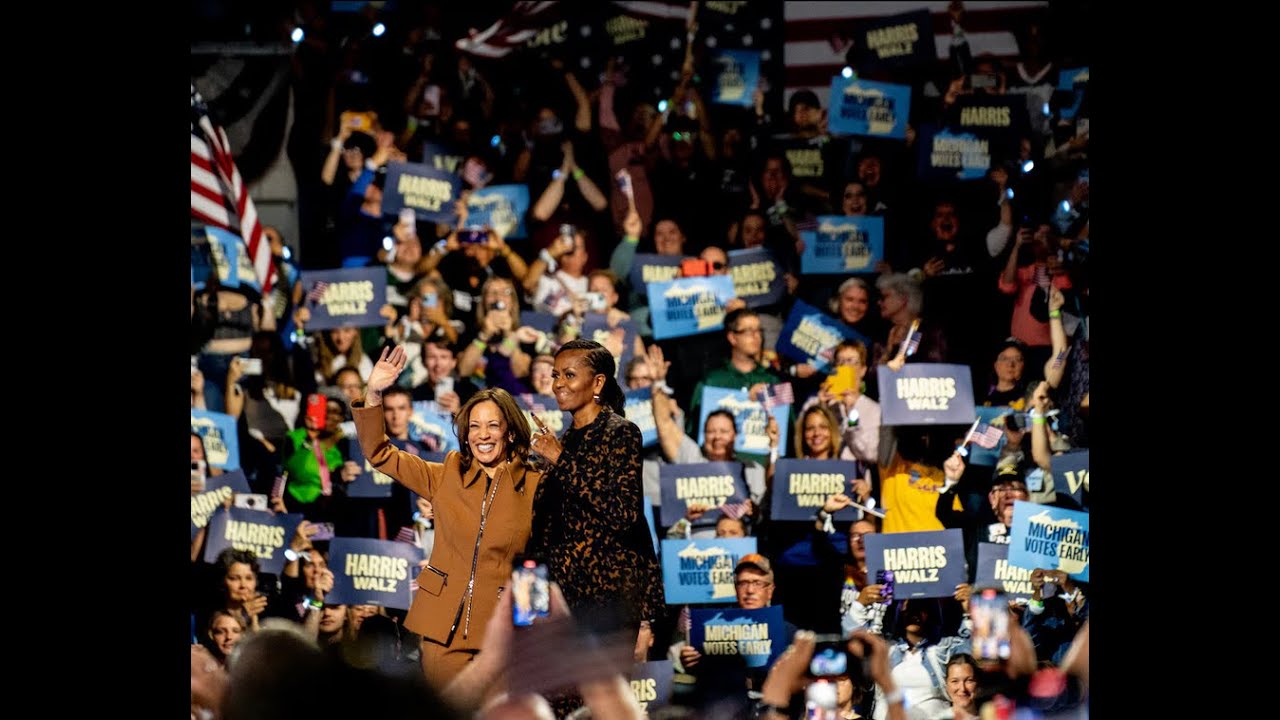Michelle Obama In Kalamazoo For Kamala Harris VI