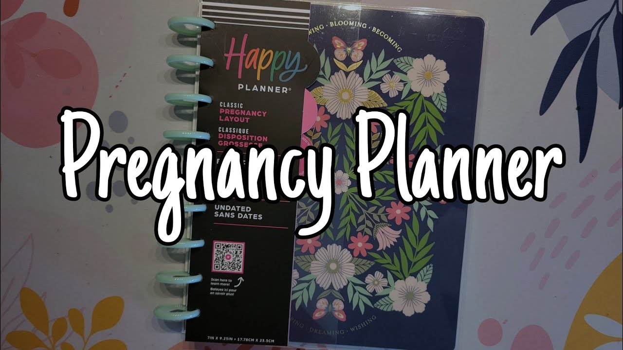 New Pregnancy Layout Planner | Happy Planner Classic