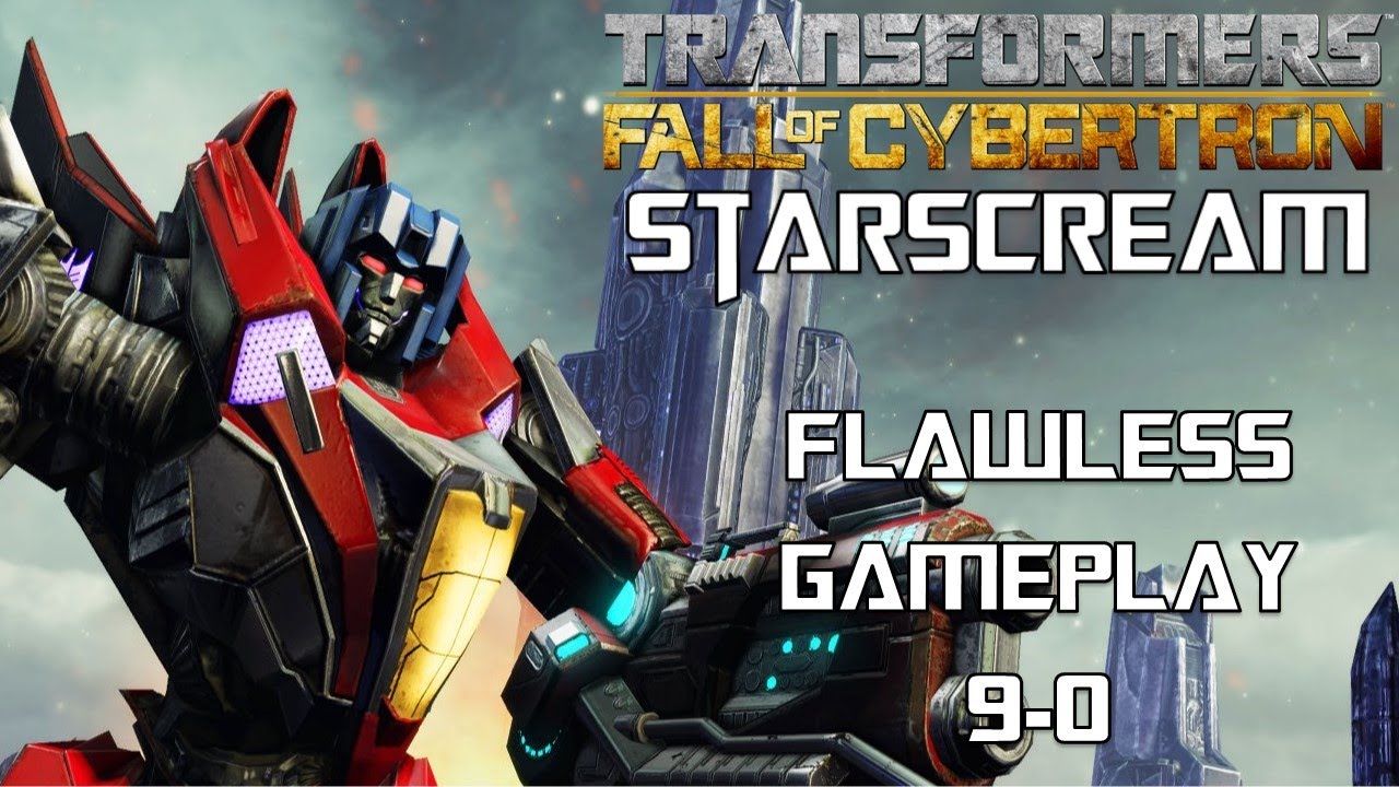 Transformers Fall of Cybertron - Flawless Starscream Multiplayer Gameplay (9-0)