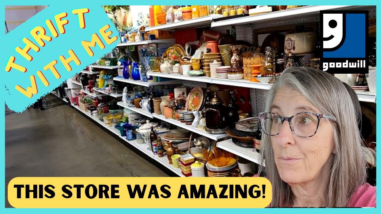 This Goodwill Was Amazing - Thrift With Me in San Diego