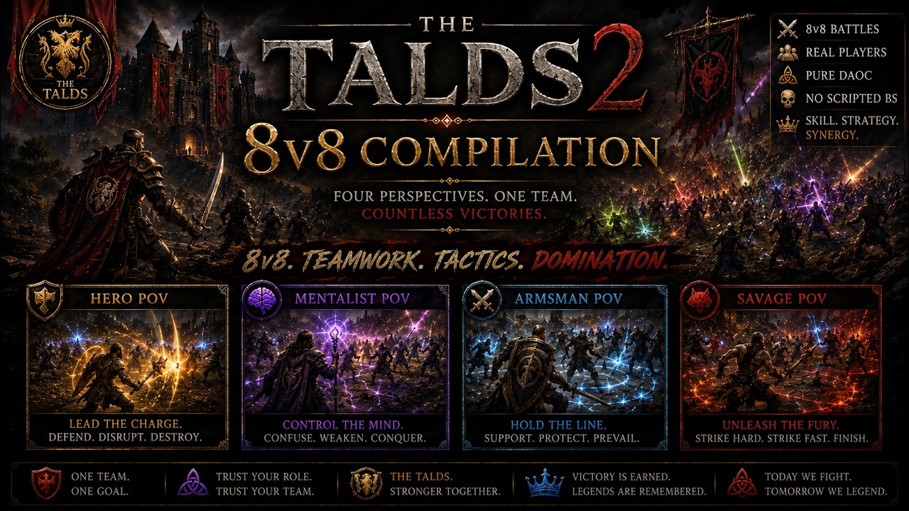 Dark Age of Camelot &mdash; Компиляция 8 на 8 от The Talds 2