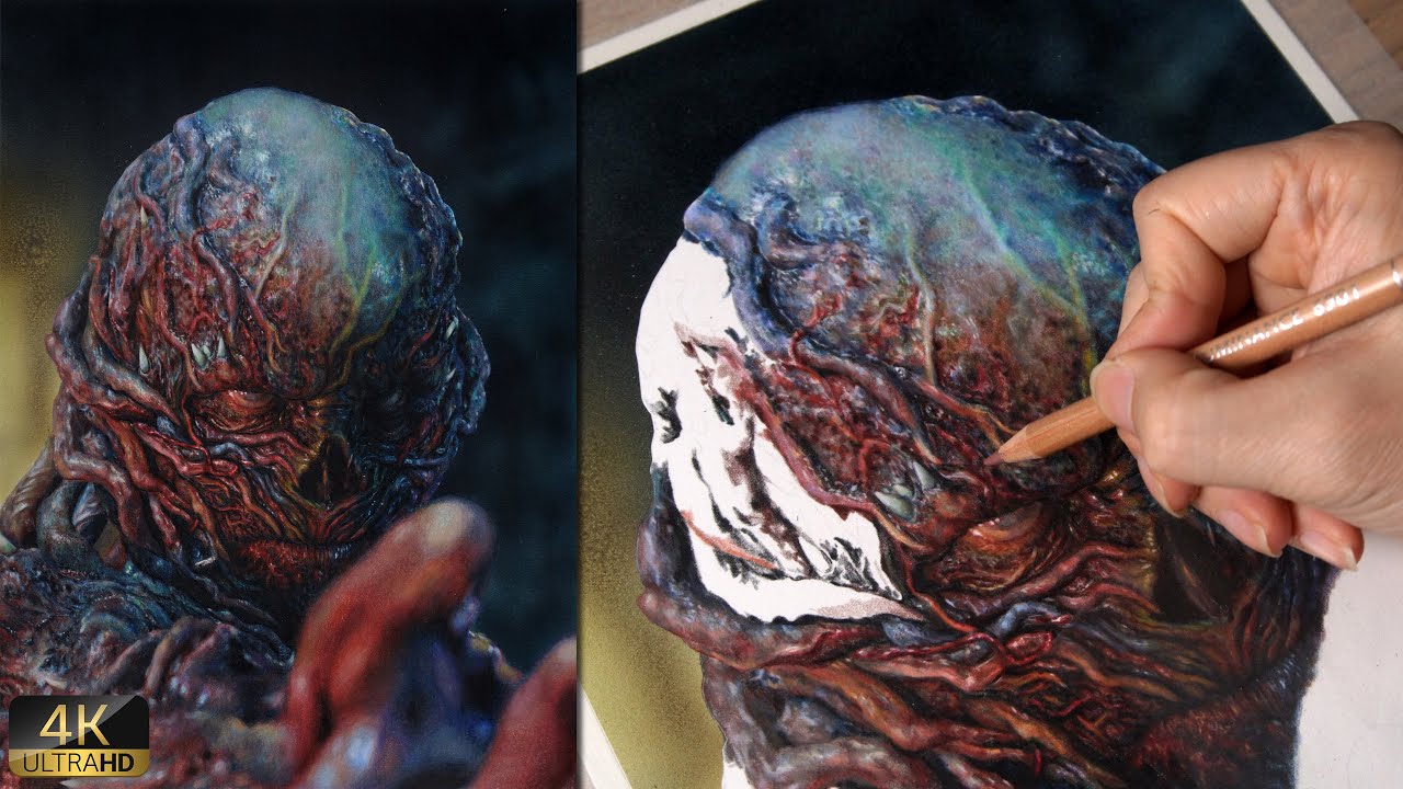 Real Time Drawing(2x speed) Vecna - Stranger Things 5|| Part 2
