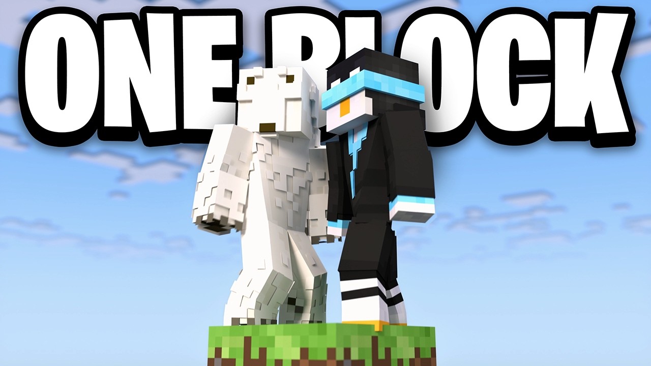 Я выжил 100 дней на ONE BLOCK SKYBLOCK в Minecraft 1.21