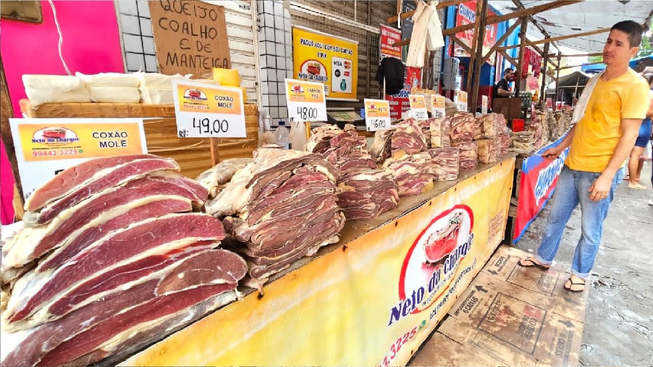 A FEIRA DA CHARQUE EM BEZERROS-PE É SHOW DE BOLA.