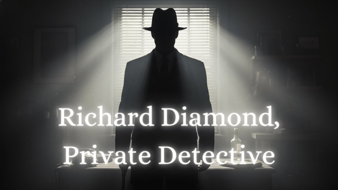 Richard Diamond, Private Detective  “The $20,000 Bundle Case”  Classic Radio Noir