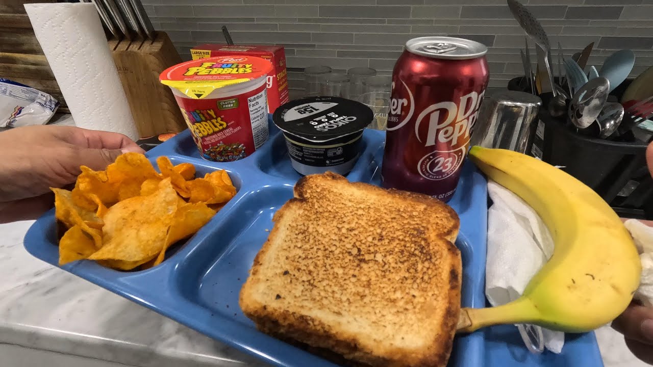 pov asmr Recreating College campus school lunch 4k 60hz