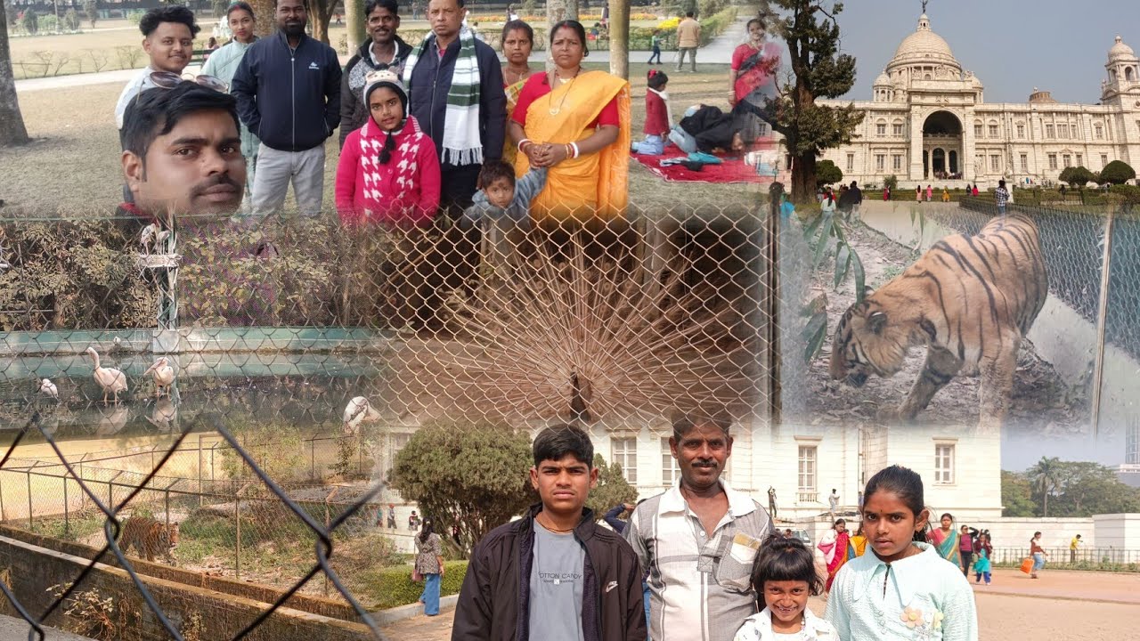 পরিবারের সবাই মিলে চিড়িয়াখানা 00Victoria Memorial ঘুরতে গিয়ে কি হল এটা #sribomvlogs #love #vlog