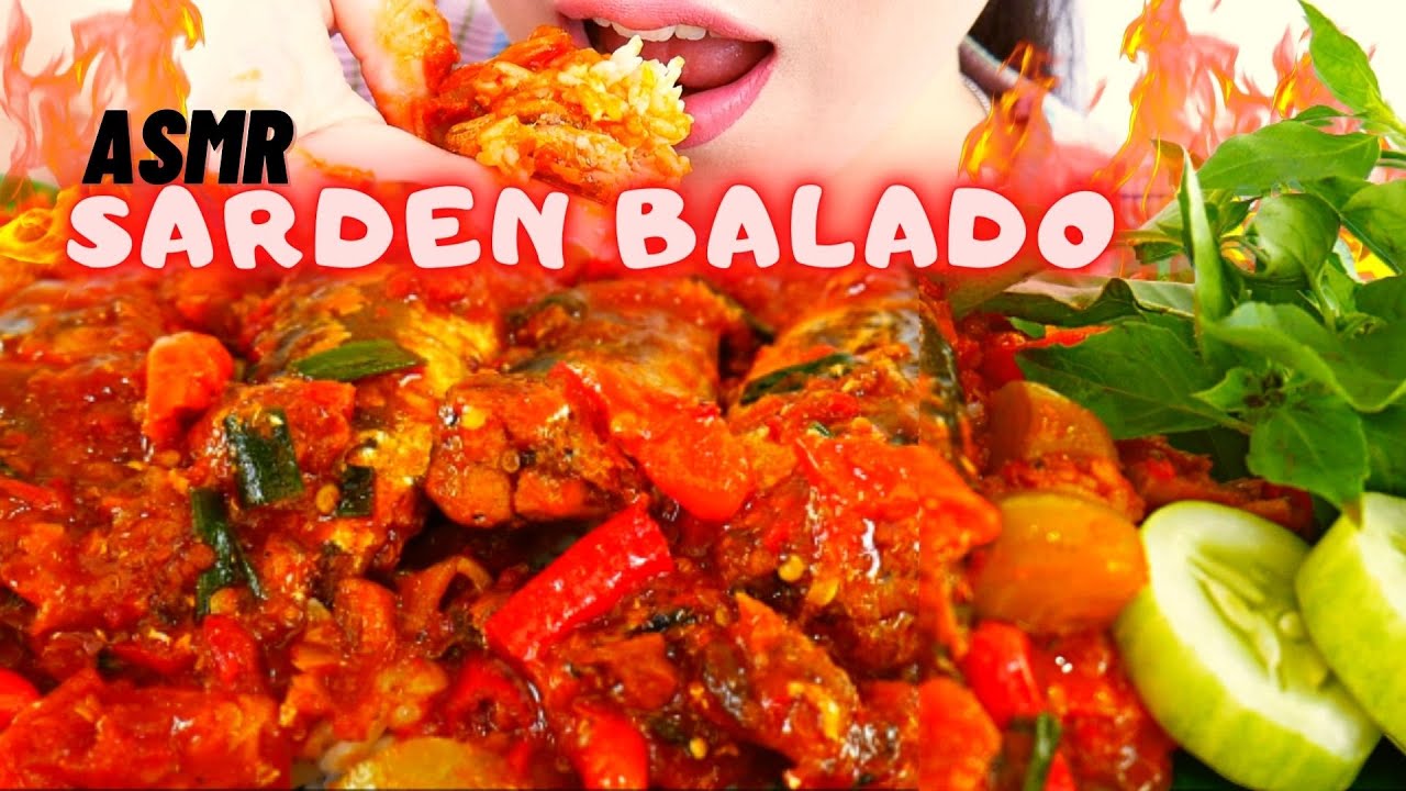 ASMR SARDEN GORENG BALADO KING'S FISHER SUPER TASTY 🤤👍 GAK ADA LAWAN | ASMR INDONESIA