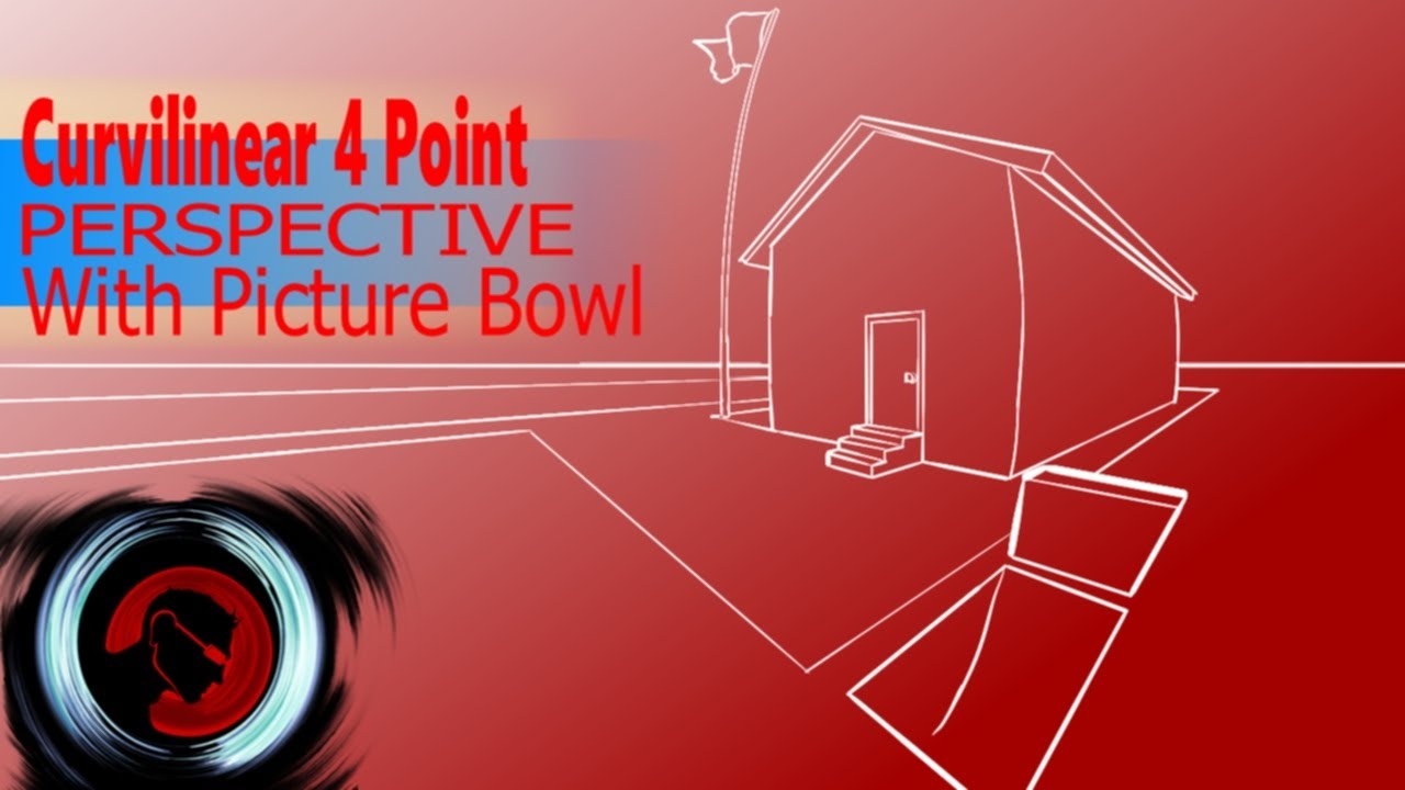 Curvilinear 4 Point Perspective With a Picture Bowl - Krita