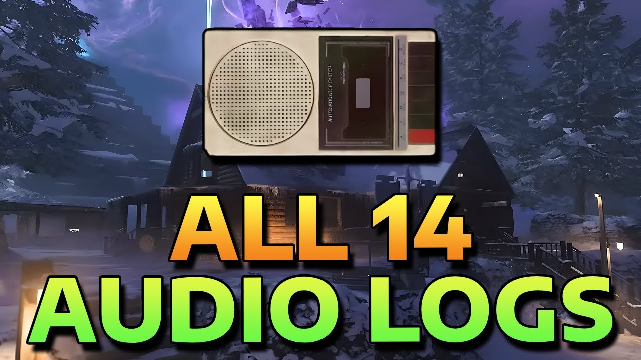 ASHES OF THE DAMNED - ALL 14 AUDIO LOG LOCATIONS - BLACK OPS 7 ZOMBIES