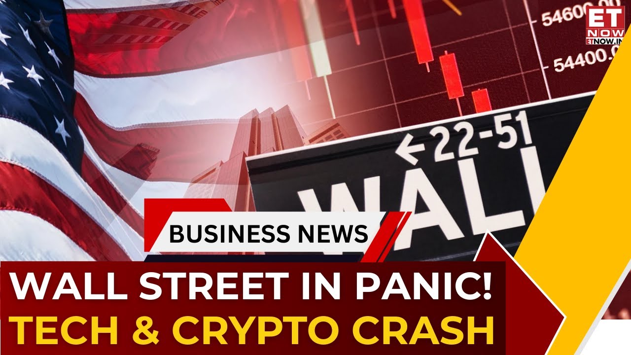Wall Street Crashes: Nasdaq, Dow, S&P 500 Plunge & Bitcoin Slides | Key Stocks & Commodities Today