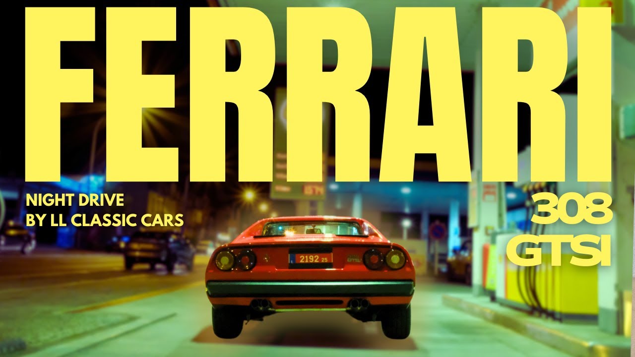 Ferrari 308 GTSi - Magnum's night drive in a Classic v8 icon