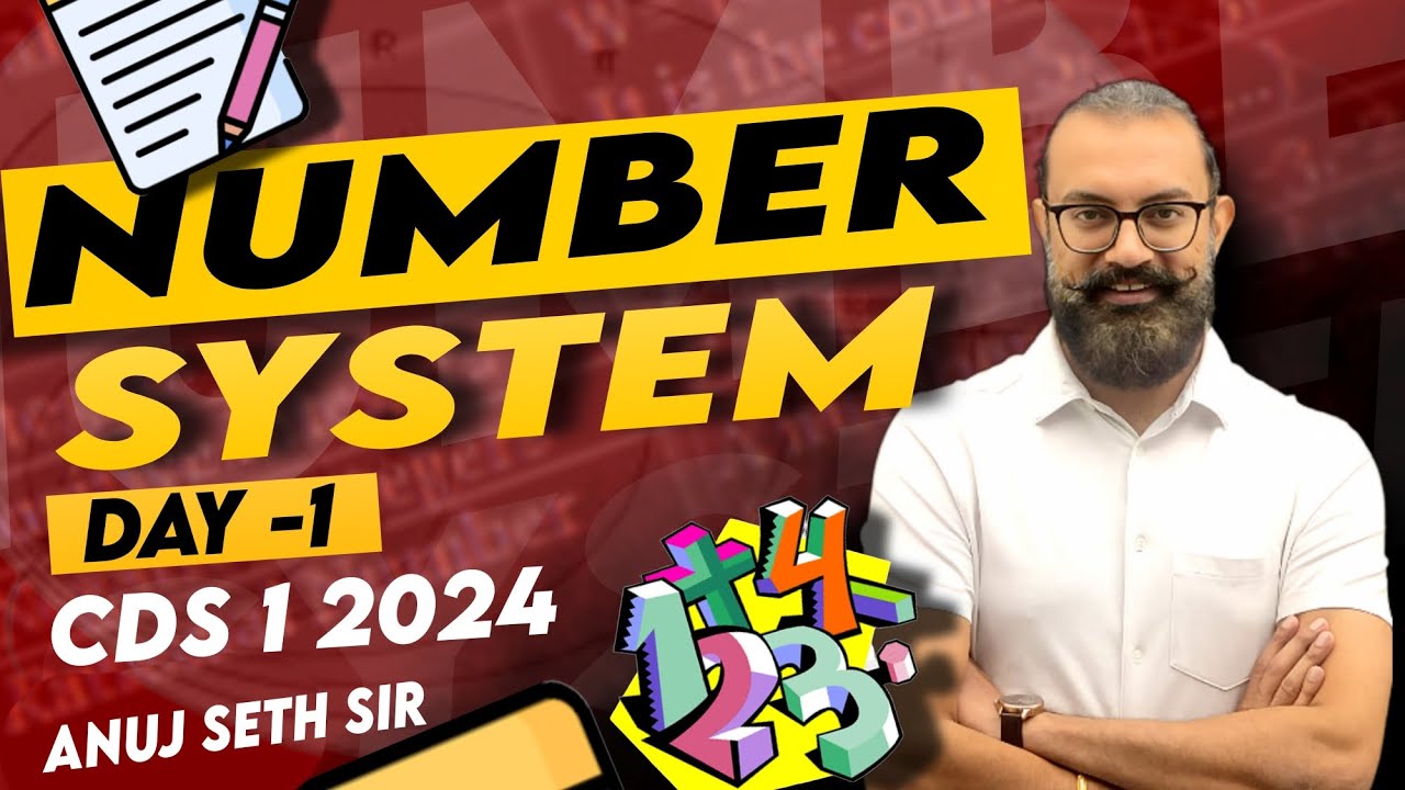 Number System Day 1 || CDS 1 2024 || #cdsexam #cds