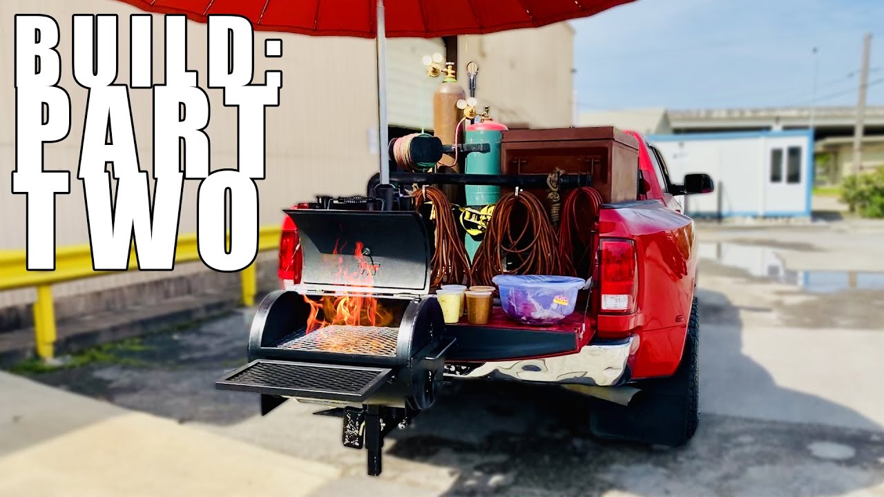 Tailgate BBQ Grill Build | Part 2 | Stand & Hitch Mount