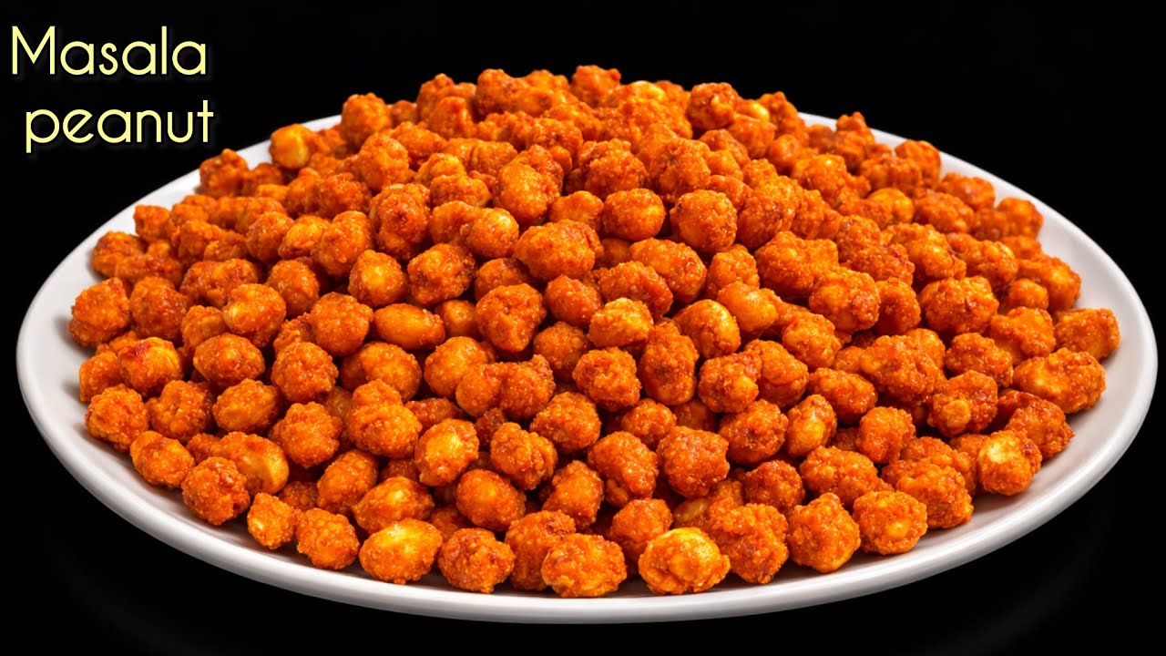 Crispy Masala Peanuts Recipe | घर पर बनायें बाजार जैसे मसाला मूंगफली | Tea time Snacks