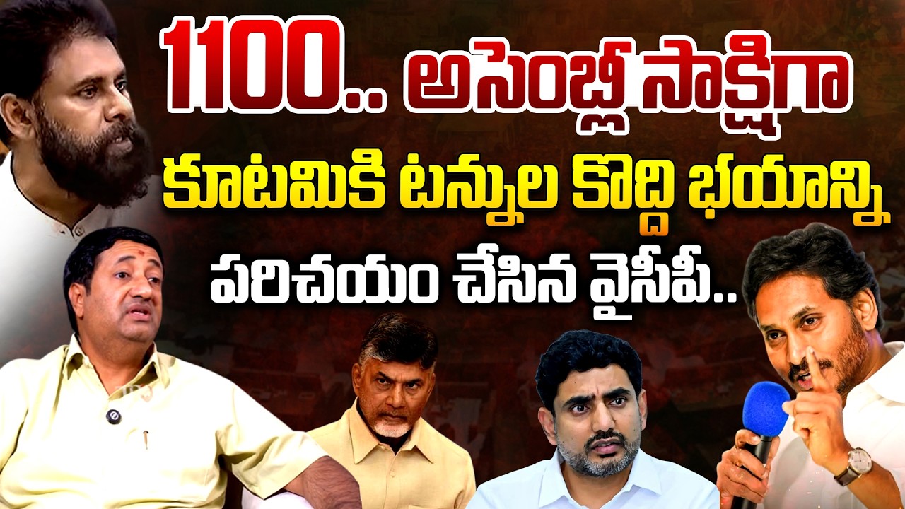 Chillagattu Sreekanth Analysis Over Pawan Kalyan Comments On YCP || AP Assembly || YS Jagan || TR