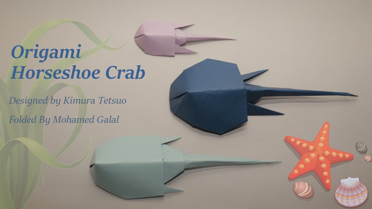 Origami Horseshoe Crab