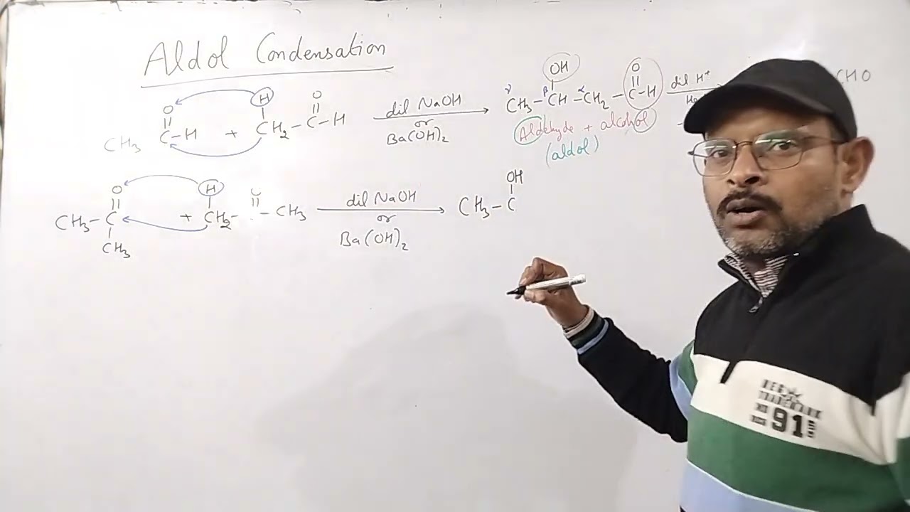 Chemistry Class 12 Aldehyde Ketone and carboxylic acid Mechanism of Aldol Condensation 